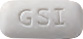 GSIと書かれた白色の錠剤