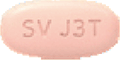 シャルカ錠, ピンク色の錠剤, SV J3Tと刻印