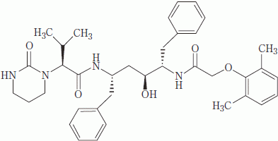 ロピナビル（Lopinavir）の構造式